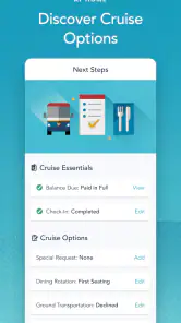 Disney Cruise Line Navigator screenshot