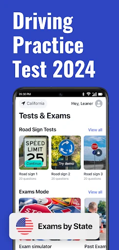 DMV Permit Practice Test 2025 screenshot