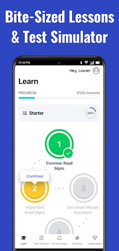 DMV Permit Practice Test 2025 screenshot