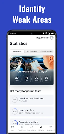 DMV Permit Practice Test 2025 screenshot