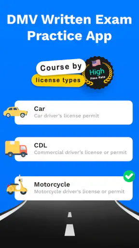 DMV Written Exam Practice App screenshot