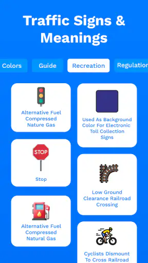 DMV Written Exam Practice App screenshot