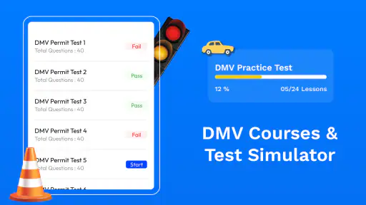DMV Written Exam Practice App screenshot