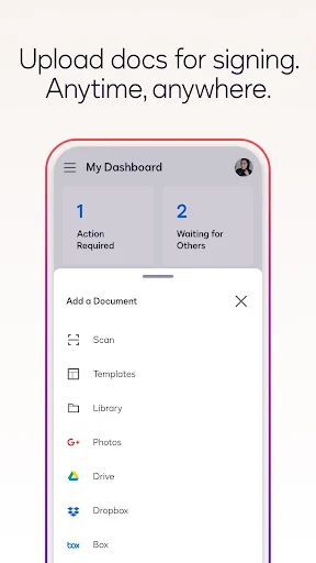 Docusign - Upload & Sign Docs screenshot