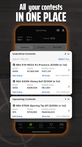 DraftKings Fantasy Sports screenshot