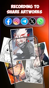 Draw Anime: AR Drawing Sketch screenshot