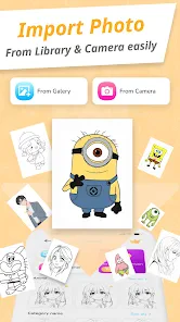 Draw Cartoon - AR Drawing App screenshot