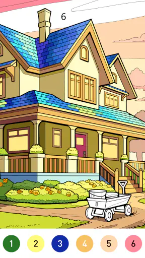 Dream Home Coloring book screenshot