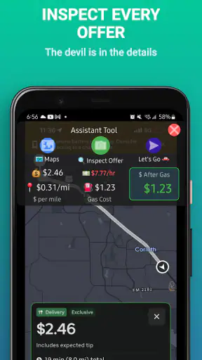 Driver Power App screenshot