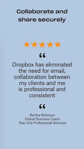 Dropbox: Secure Cloud Storage screenshot