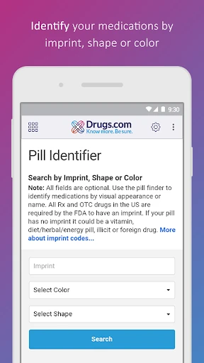Drugs.com Medication Guide screenshot