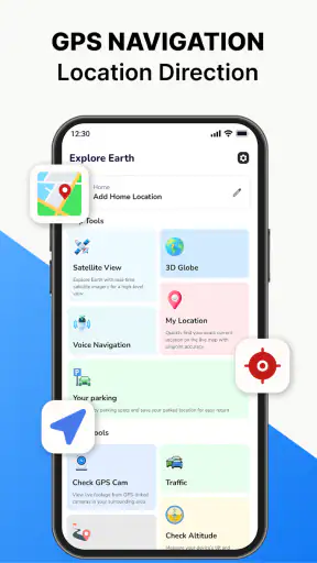 Earth Map: Live Satellite View screenshot