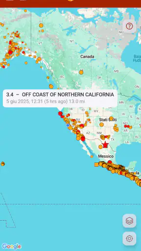 Earthquake screenshot