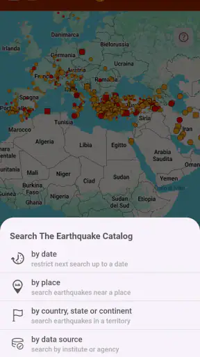 Earthquake screenshot