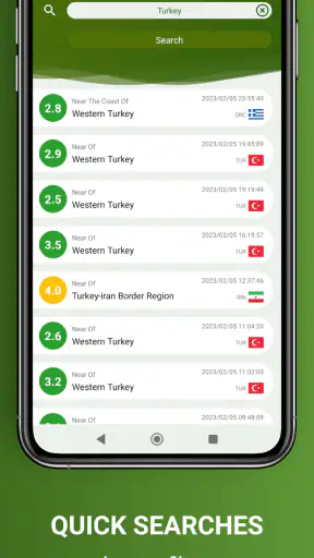 Earthquakes Near Me screenshot