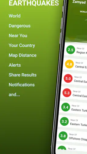 Earthquakes Near Me screenshot