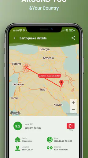 Earthquakes Near Me screenshot
