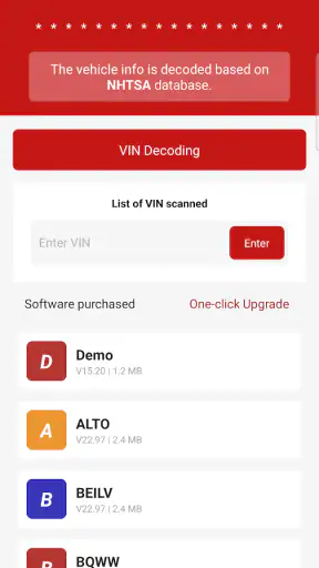 Ediag screenshot