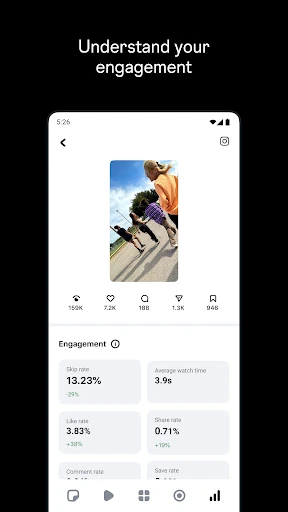 Edits, an Instagram app screenshot