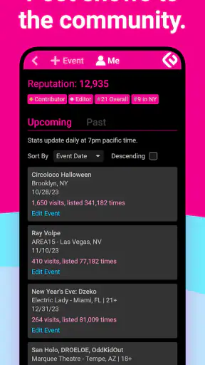 Edmtrain Concerts & Raves screenshot