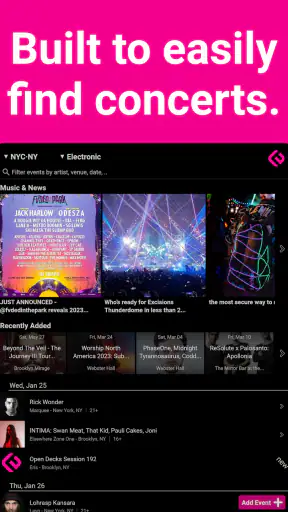 Edmtrain Concerts & Raves screenshot