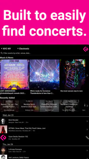 Edmtrain Concerts & Raves screenshot