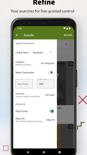 eFerret - Alerts for eBay screenshot
