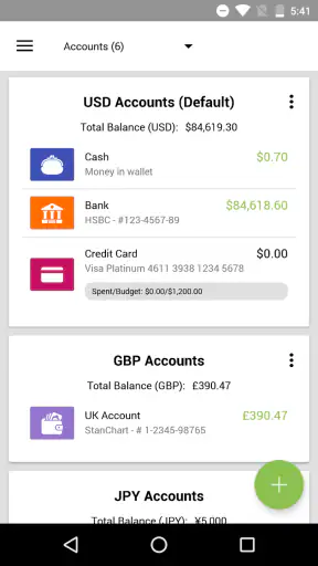 Expense IQ Money Manager screenshot