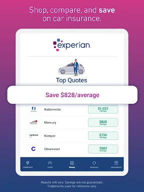 Experian screenshot