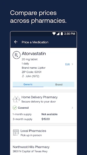 Express Scripts screenshot