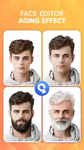 FaceLab Face Editor App, Aging screenshot