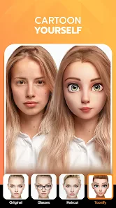 FaceLab Face Editor App, Aging screenshot