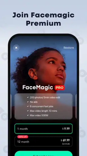 FaceMagic: AI Videos & Photos screenshot