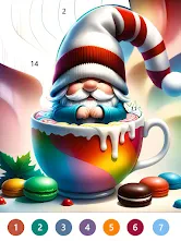 Fairytale Color by number game screenshot