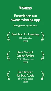 Fidelity Investments screenshot