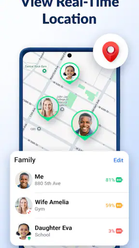 Findo: Find my Friends, Phone screenshot