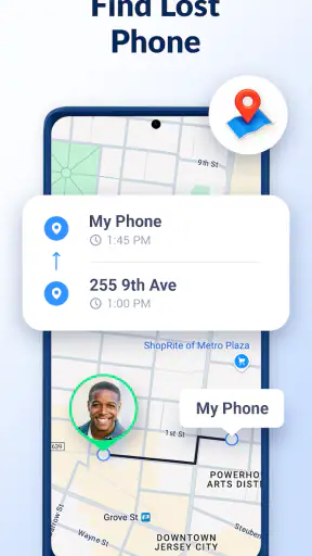 Findo: Find my Friends, Phone screenshot