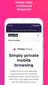 Firefox Focus: No Fuss Browser screenshot