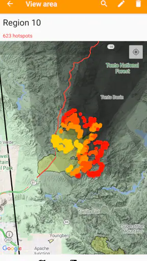 Fireguard Wildfire Tracker screenshot