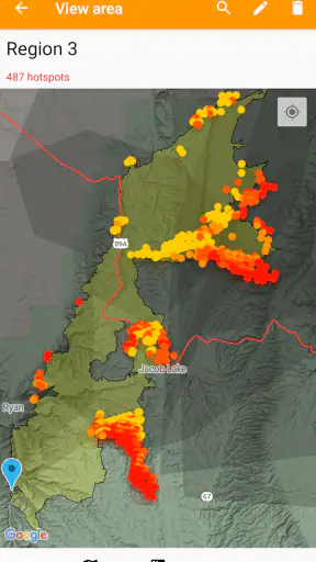 Fireguard Wildfire Tracker screenshot