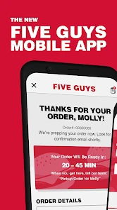 Five Guys Burgers & Fries screenshot