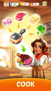 Flambé: Merge & Cook screenshot