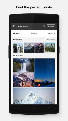 Flickr screenshot