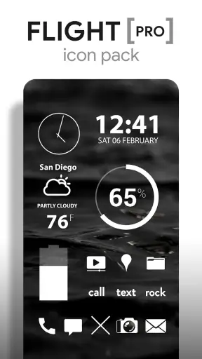 Flight Pro - White Icon Pack screenshot