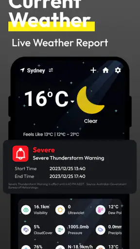 Flow Weather - Live Radar Home screenshot