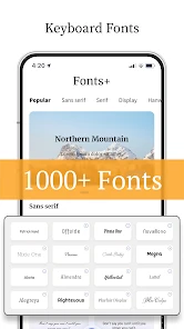 Font Keyboard: Text Fonts+ screenshot