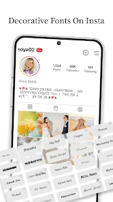 Font Keyboard: Text Fonts+ screenshot