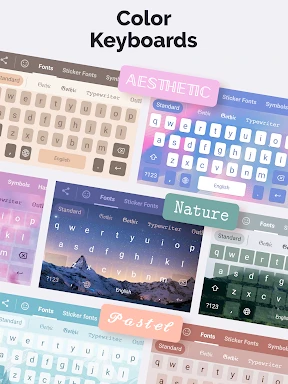 Fonts Art: Cute Keyboard Font screenshot