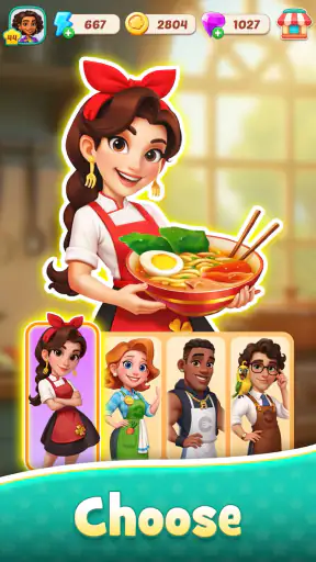 Foodstars: Merge & Cook screenshot