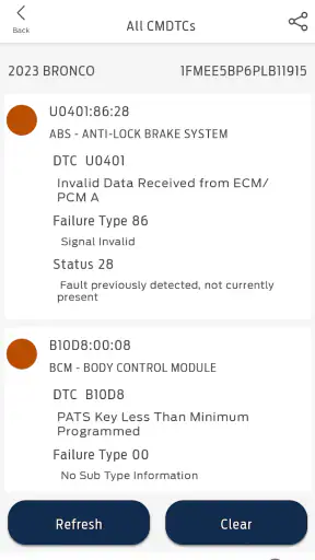 Ford DiagNow screenshot